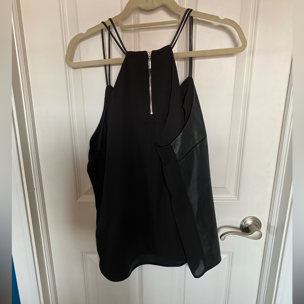 New York & Company faux leather tank top - Picture 5 of 5